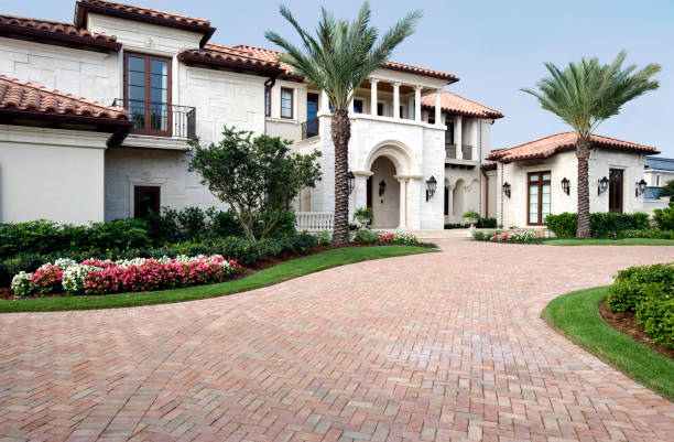 Permeable Paver Driveway in Davis, OK